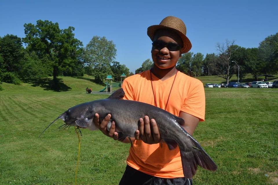 Nevin Stewart - Urban Kids Fishing Derby Kansas City Star